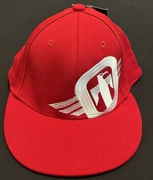 NWT Red Tapout Hat Eagle Logo Embroidery Y2K UFC‎ MMA L/XL